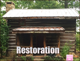 Historic Log Cabin Restoration  Huntsburg, Ohio